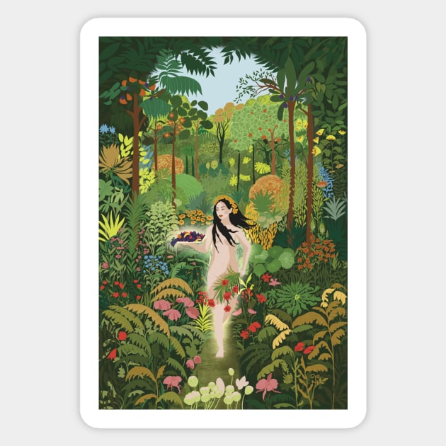 Eve in the Eden garden Sticker by JakoRila